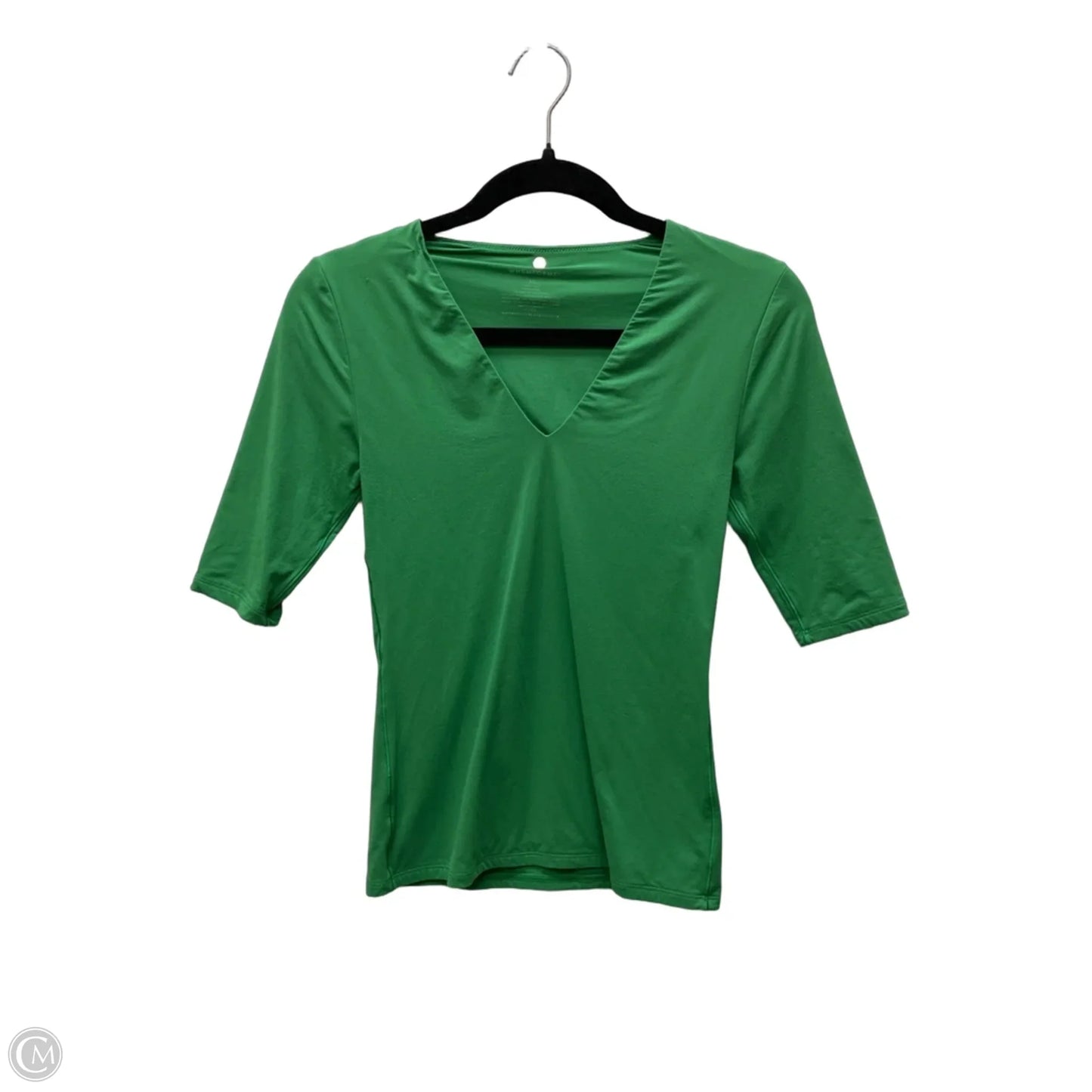 Top Short Sleeve By White House Black Market In Green, Size: Xs