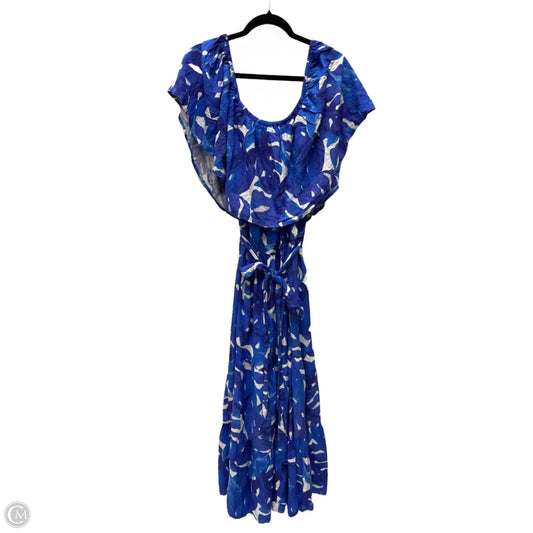 Dress Casual Midi By City Chic In Blue & White, Size: Xl