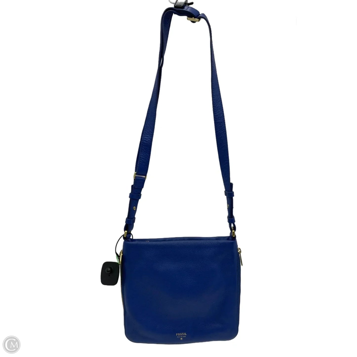 Handbag Leather By Fossil, Size: Small