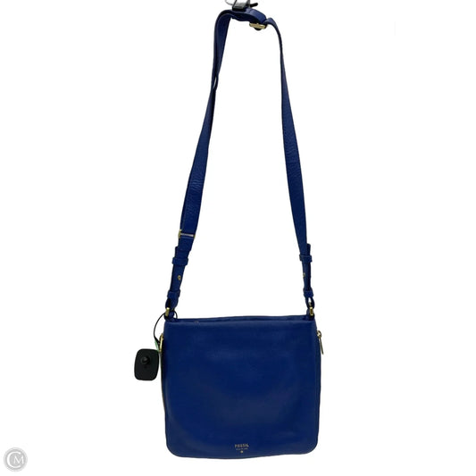 Handbag Leather By Fossil, Size: Small