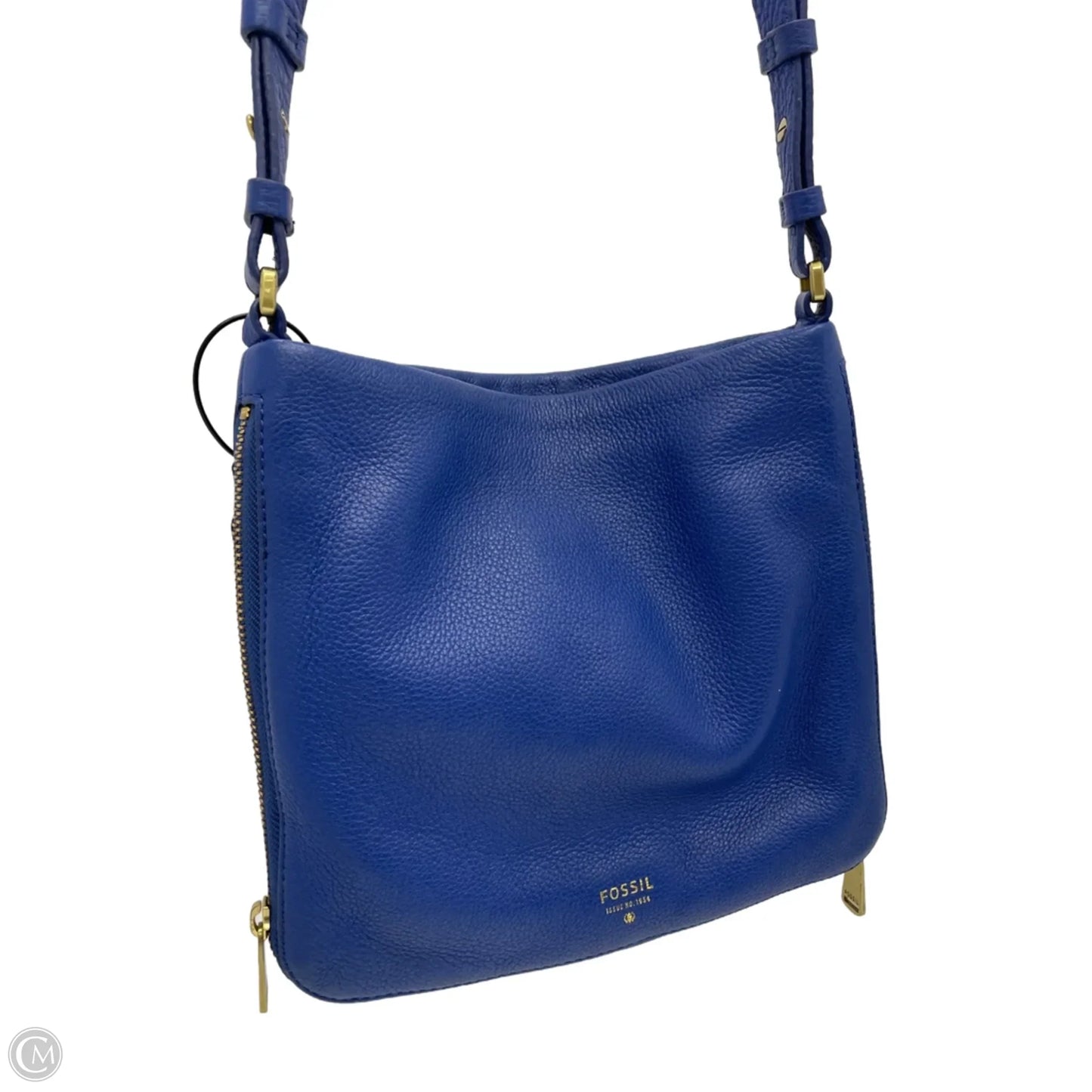 Handbag Leather By Fossil, Size: Small