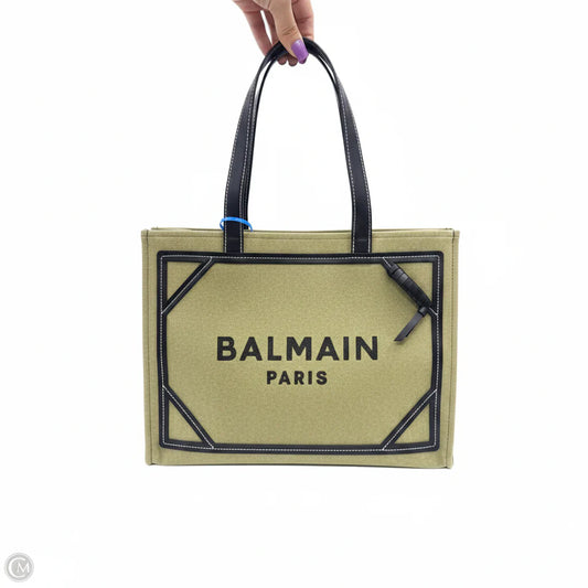 Tote Luxury Designer By Balmain, Size: Large