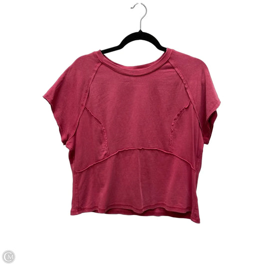 Top Short Sleeve By Jessica Simpson In Red, Size: Xl