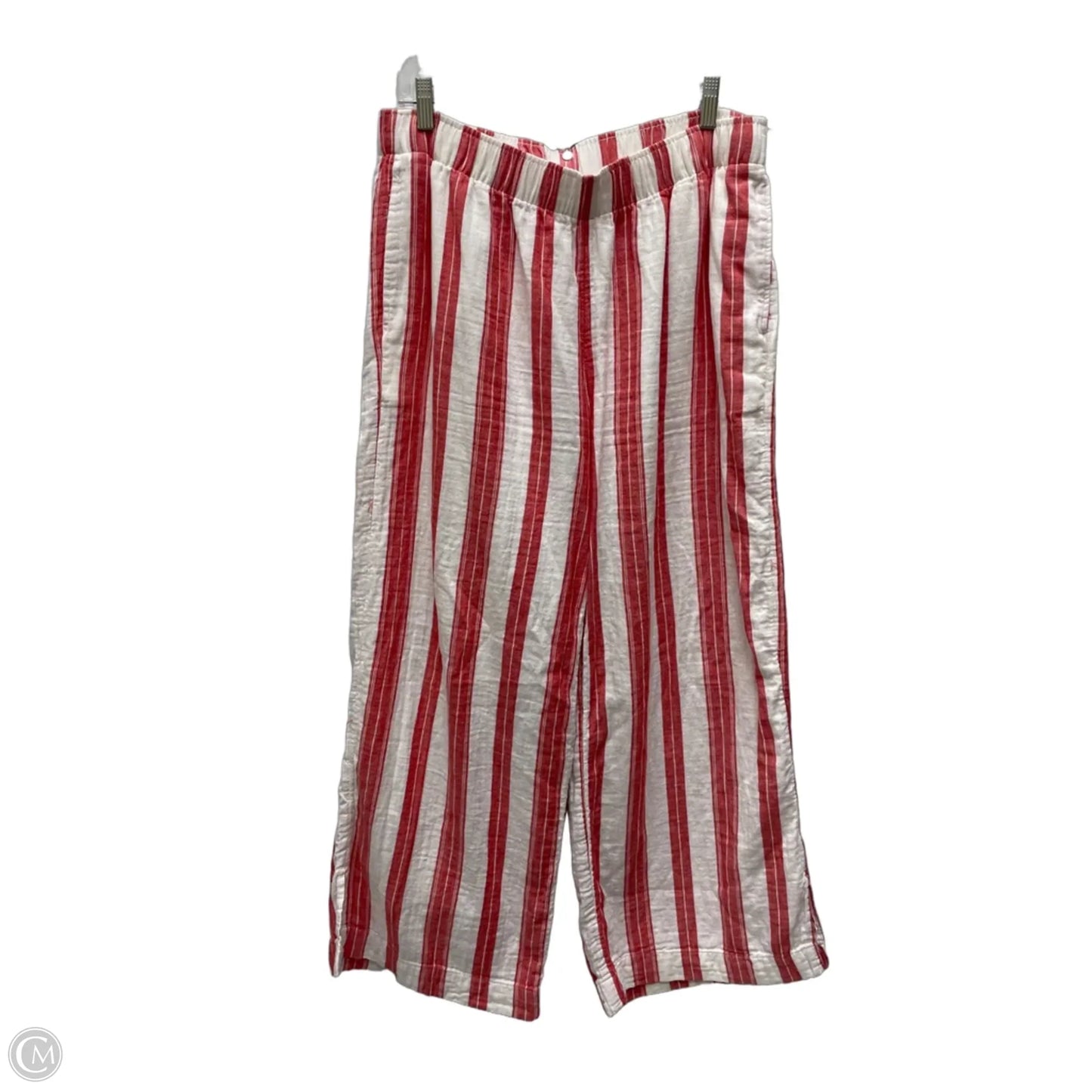 Pants Linen By Old Navy In Striped Pattern, Size: 14