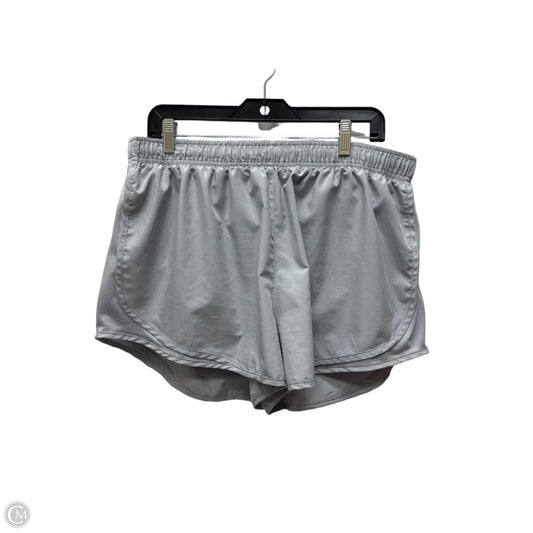 Athletic Shorts By Nike Apparel In Grey, Size: 1x