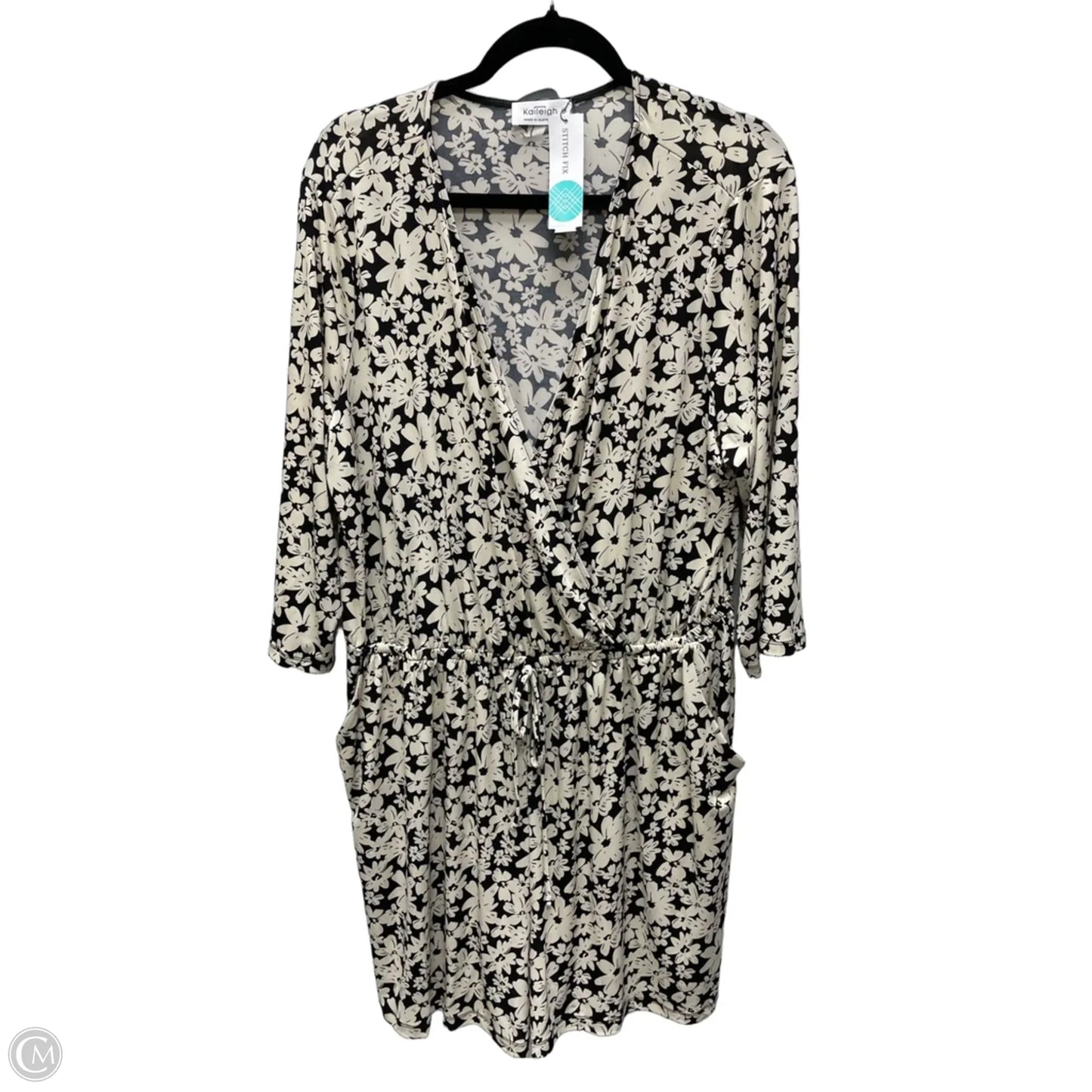 Romper By Kaileigh In Floral Print, Size: 2x
