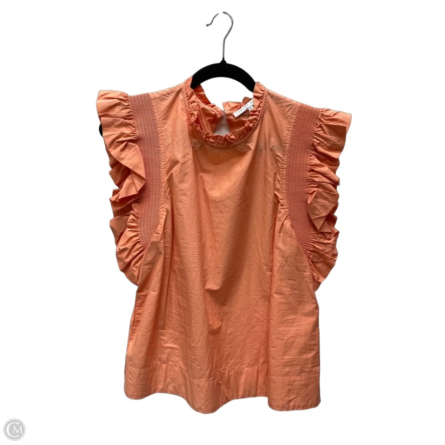 Blouse Sleeveless By English Factory In Peach, Size: M