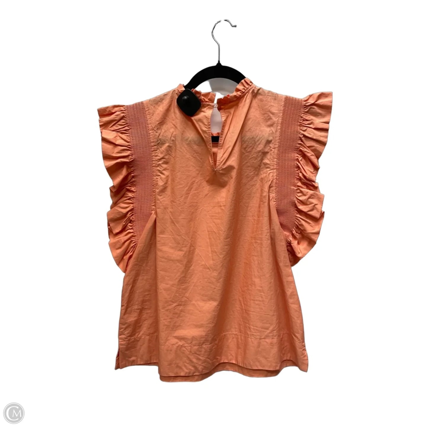 Blouse Sleeveless By English Factory In Peach, Size: M