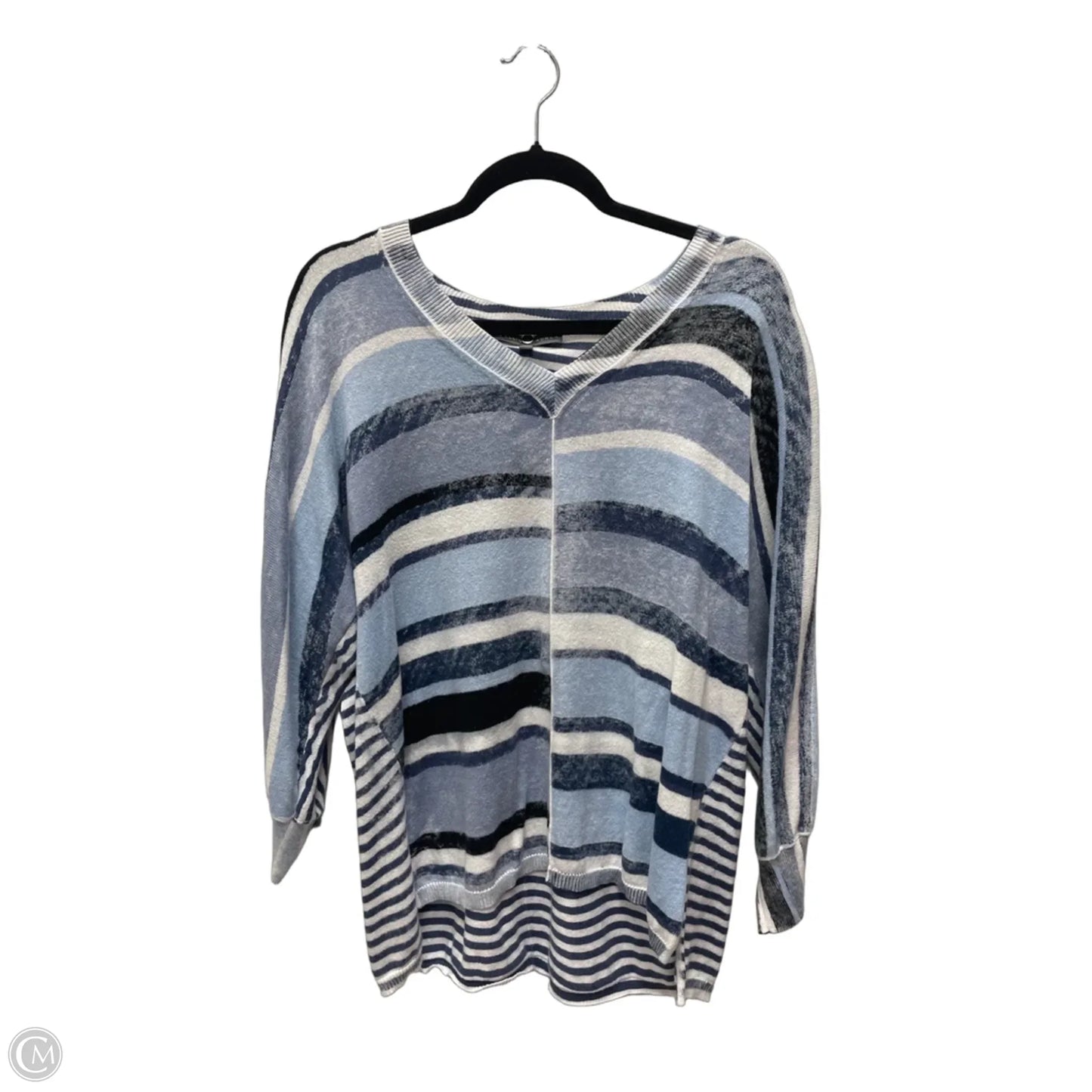 Sweater By Elliott Lauren In Striped Pattern, Size: L