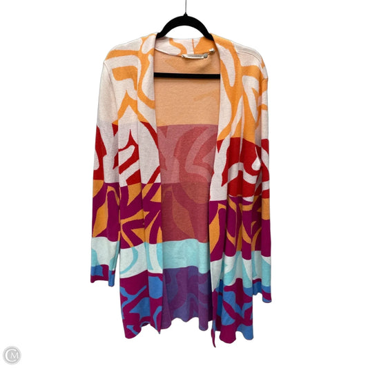 Sweater Cardigan By Soft Surroundings In Multi-colored, Size: M