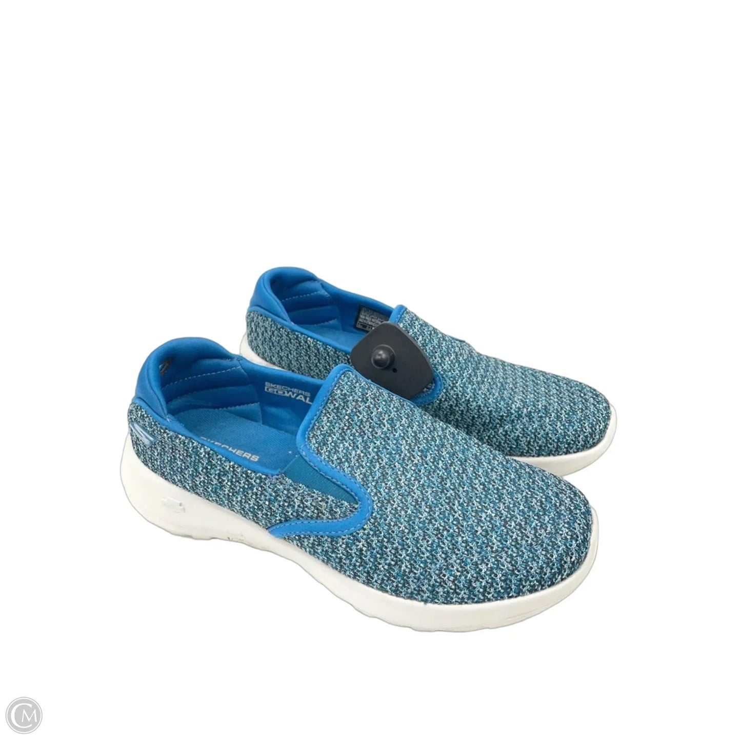 Shoes Sneakers By Skechers In Black & Blue, Size: 6.5