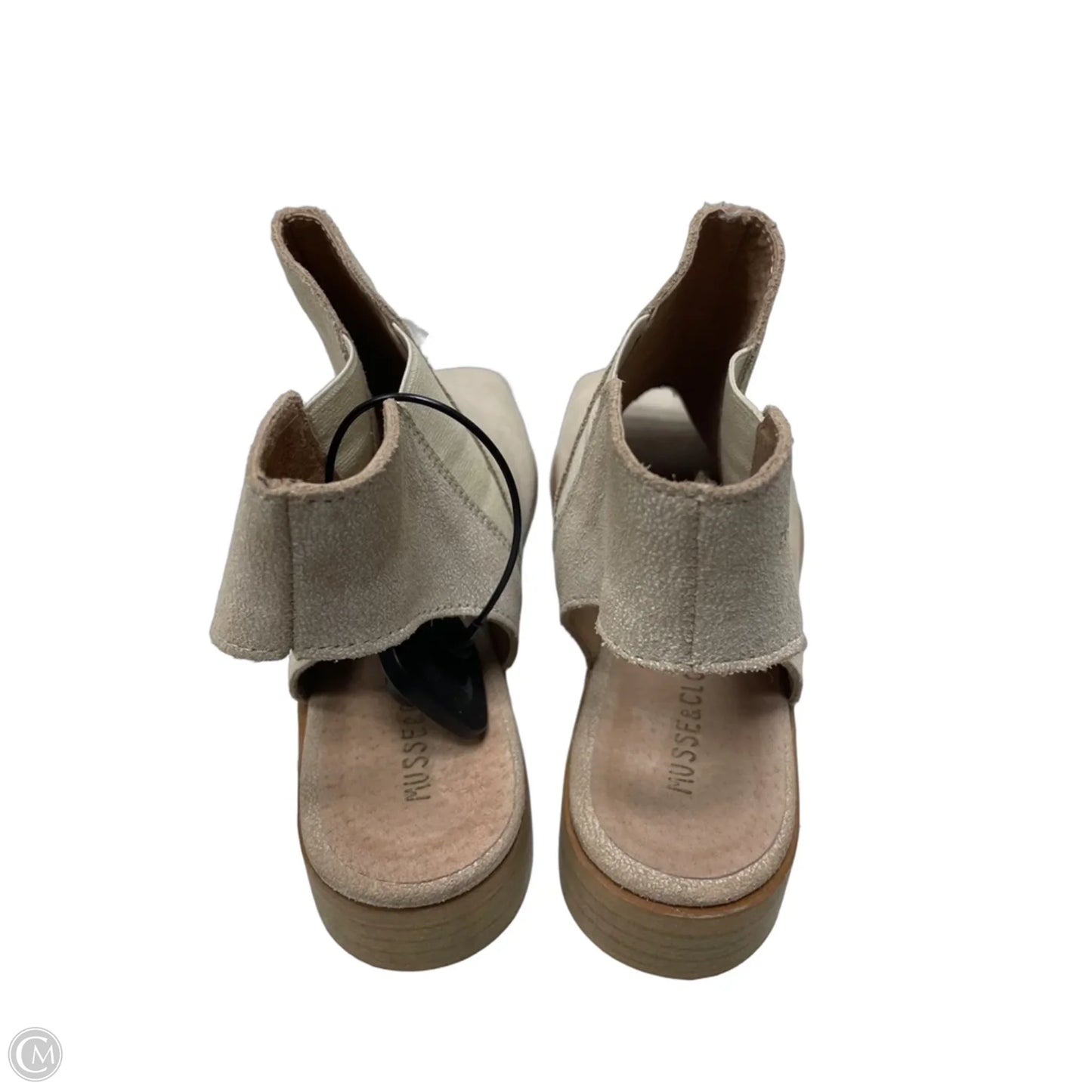 Shoes Heels Block By Cmc In Tan, Size: 11