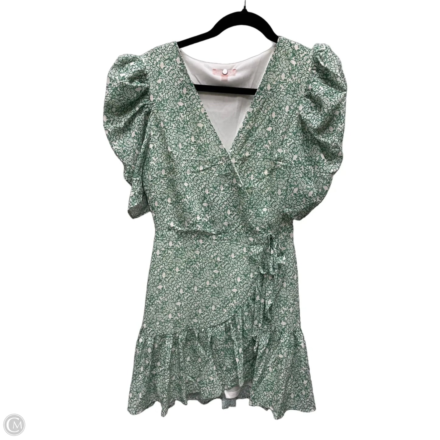 Dress Casual Short By Cmb In Green & White, Size: S
