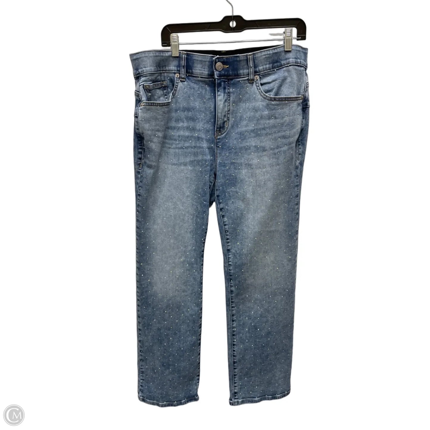 Jeans Straight By Torrid In Blue Denim, Size: 16