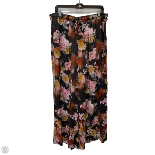 Pants Wide Leg By Torrid In Floral Print, Size: 14