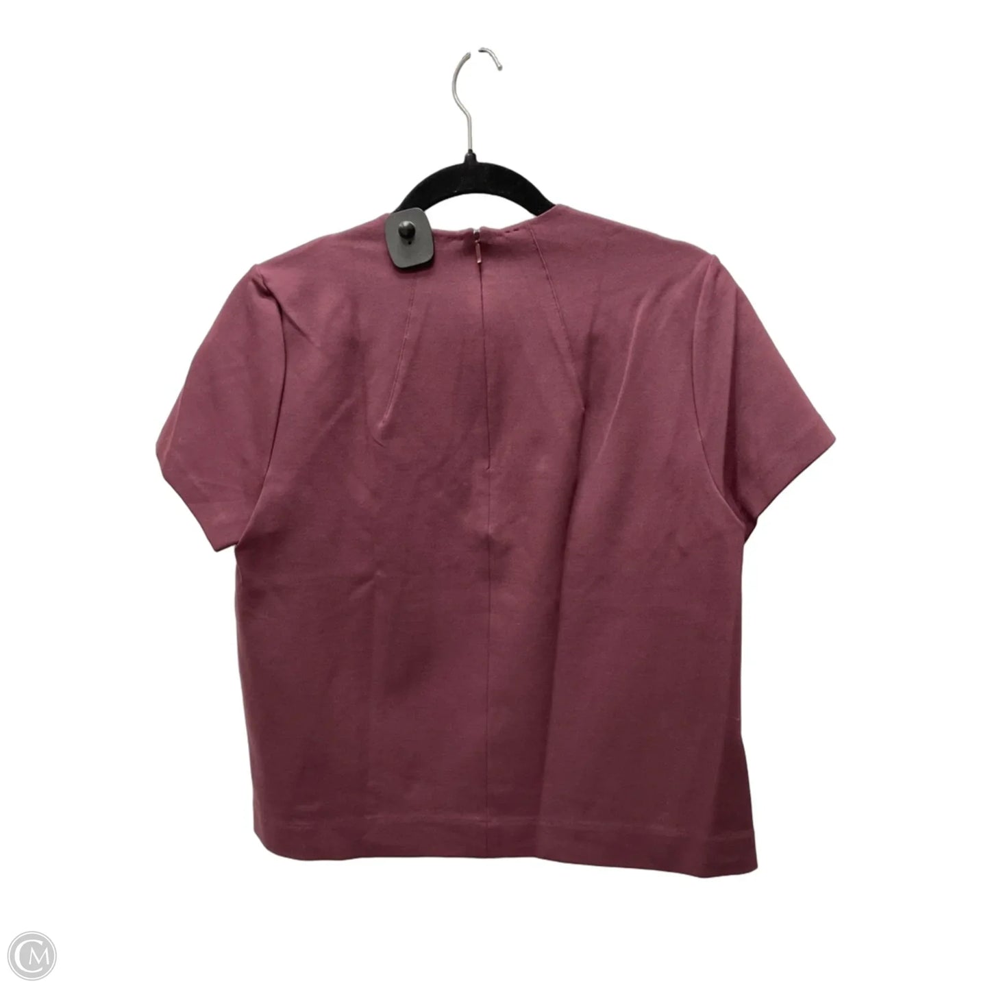 Top Short Sleeve By Spanx In Maroon, Size: M
