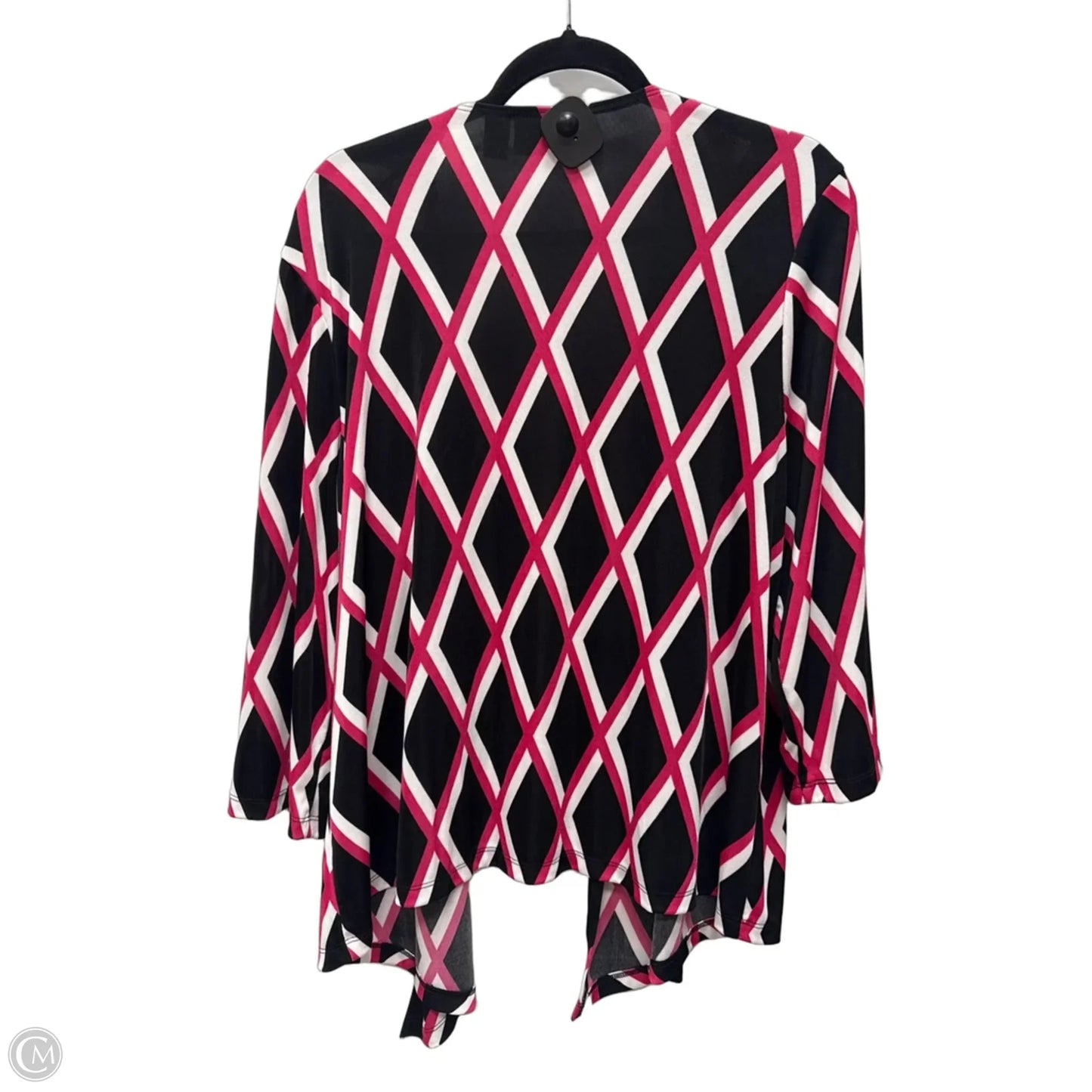 Cardigan By Chicos In Geometric Pattern, Size: L