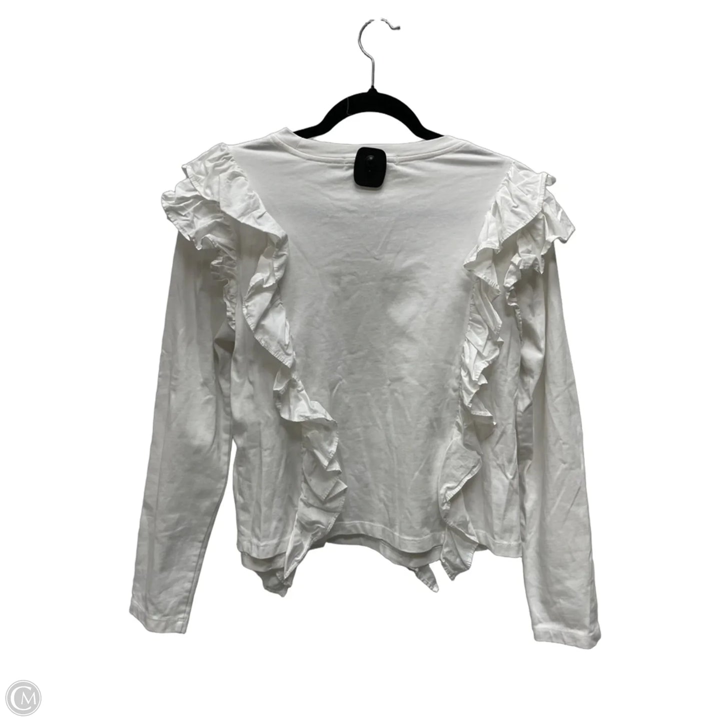 Top Long Sleeve By English Factory In White, Size: L