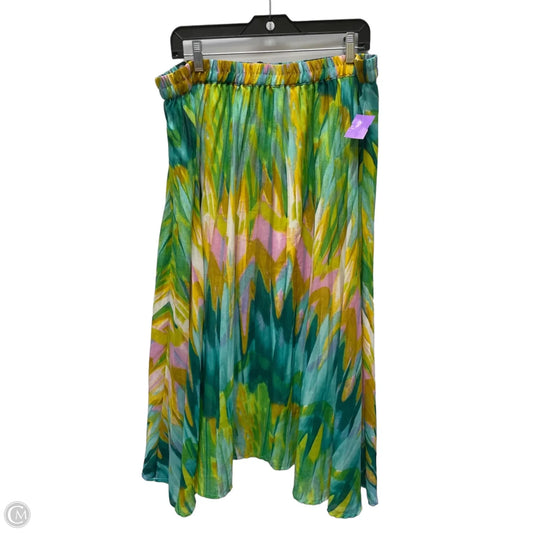 Skirt Midi By Clothes Mentor In Multi-colored, Size: 16