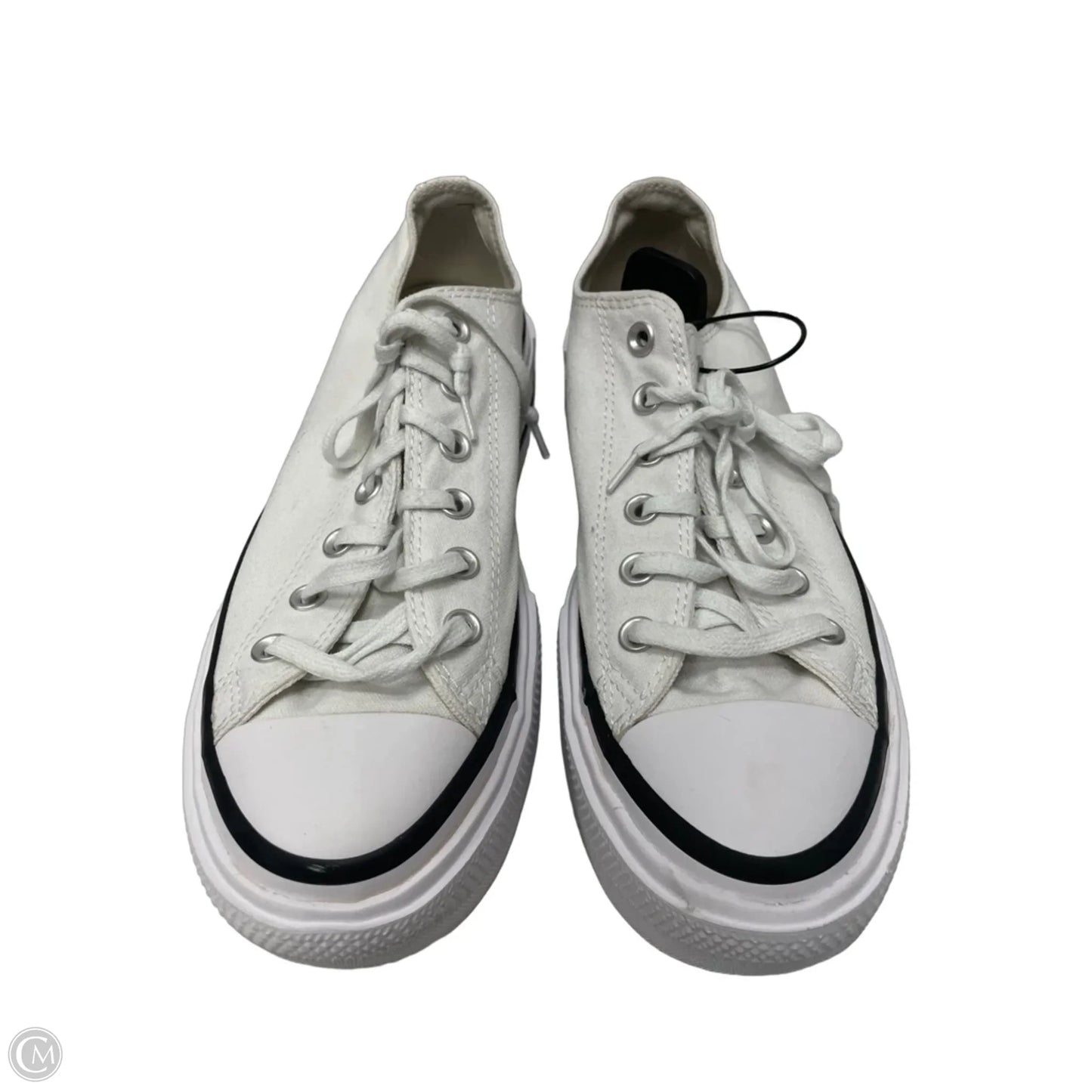 Shoes Sneakers Platform By Converse In Black & White, Size: 10