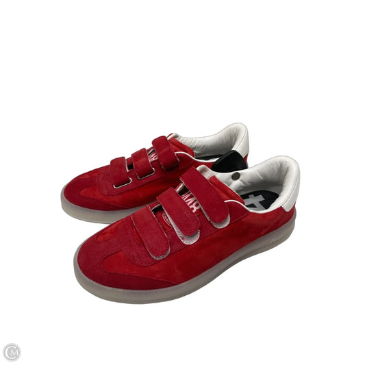 Shoes Sneakers By P448 In Red & White, Size: 7.5
