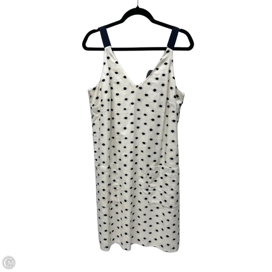 Dress Casual Short By Loft In Polkadot Pattern, Size: L
