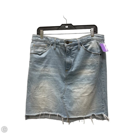 Skirt Mini & Short By Universal Thread In Blue Denim, Size: 16