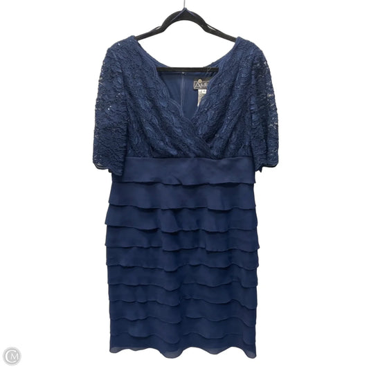 Dress Party Short By Alex Evenings In Navy, Size: Xl