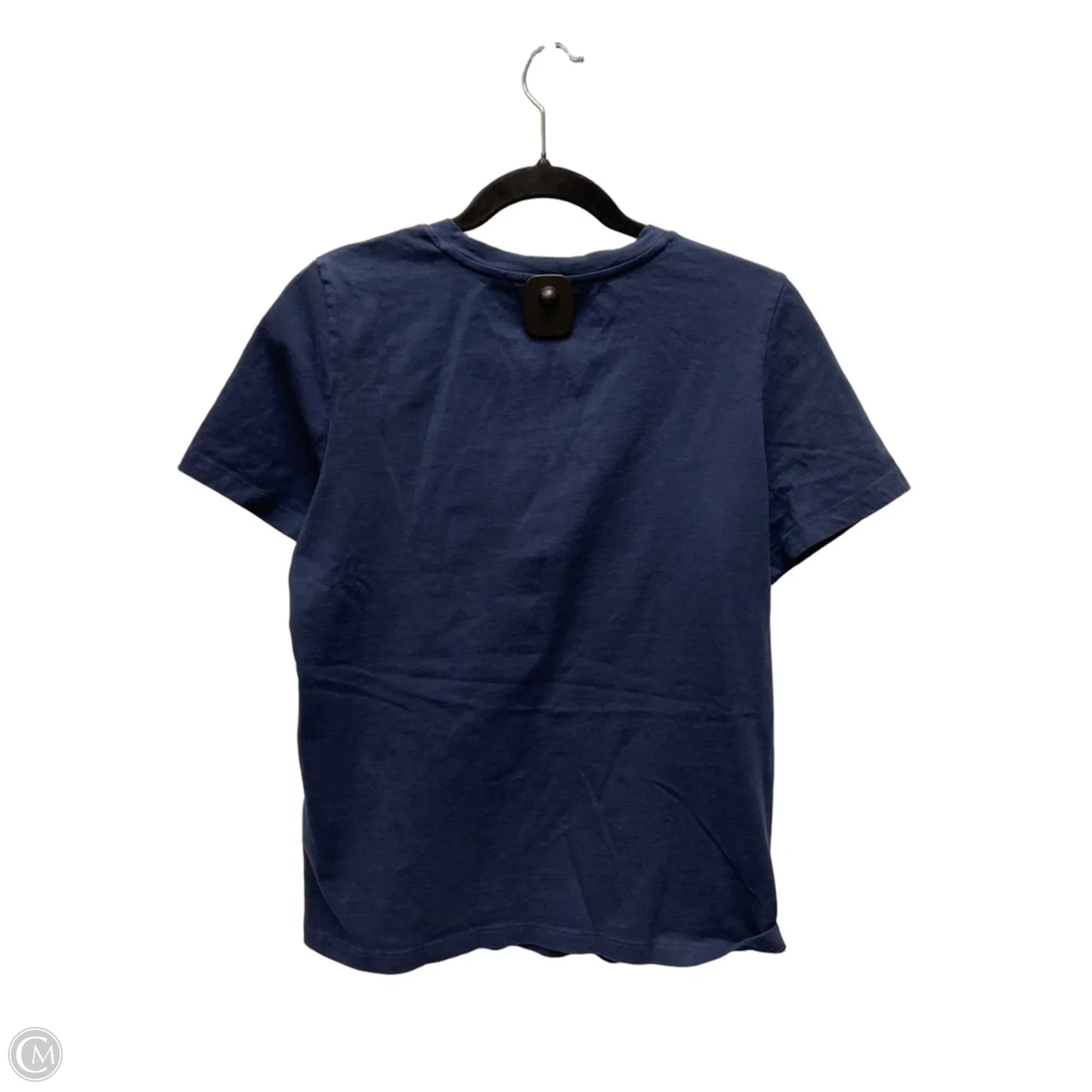 Top Short Sleeve Designer By Tory Burch In Navy, Size: S