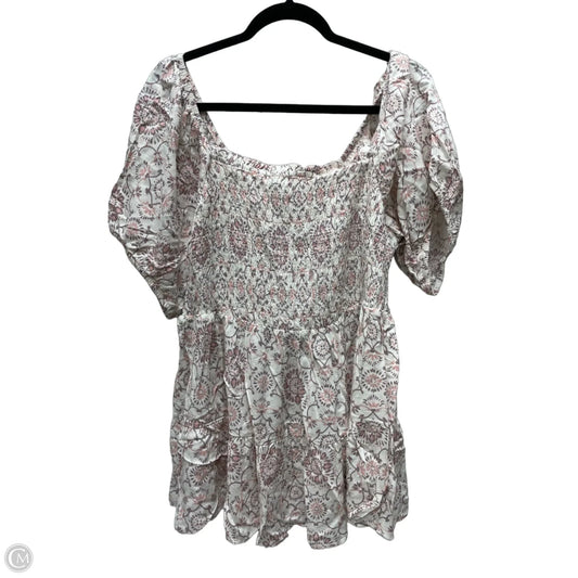 Blouse Short Sleeve By Torrid In Floral Print, Size: 2x