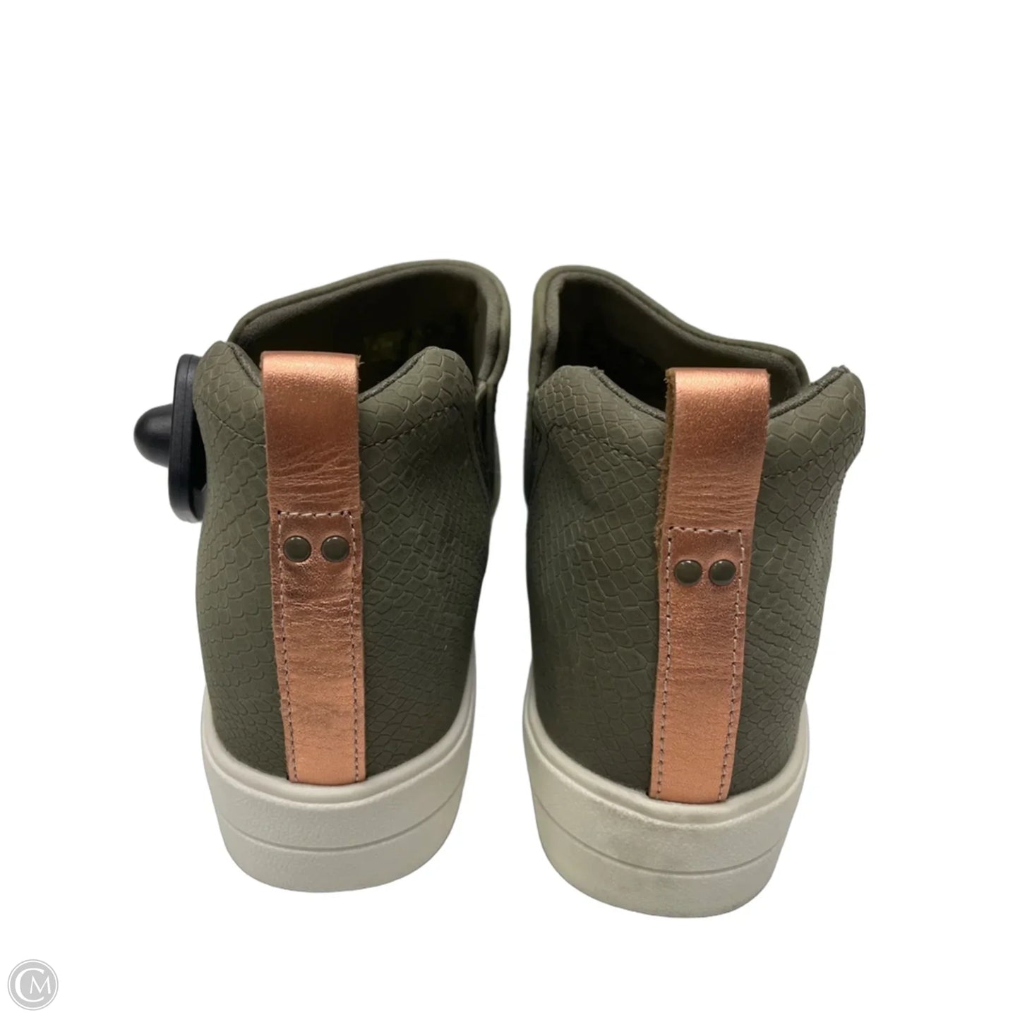 Shoes Heels Wedge By Ryka In Green, Size: 6.5