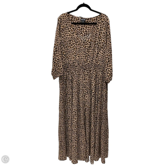Dress Casual Maxi By City Chic In Animal Print, Size: 1x