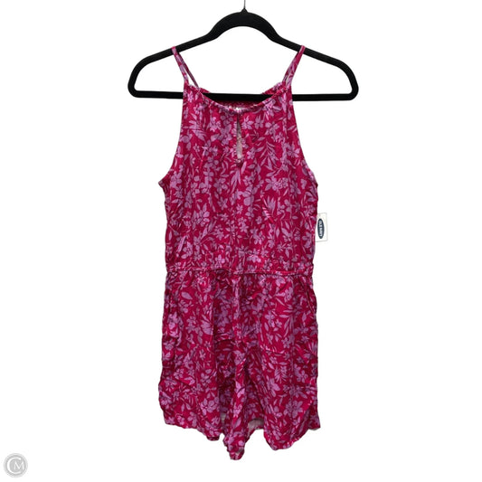 Romper By Old Navy In Floral Print, Size: M