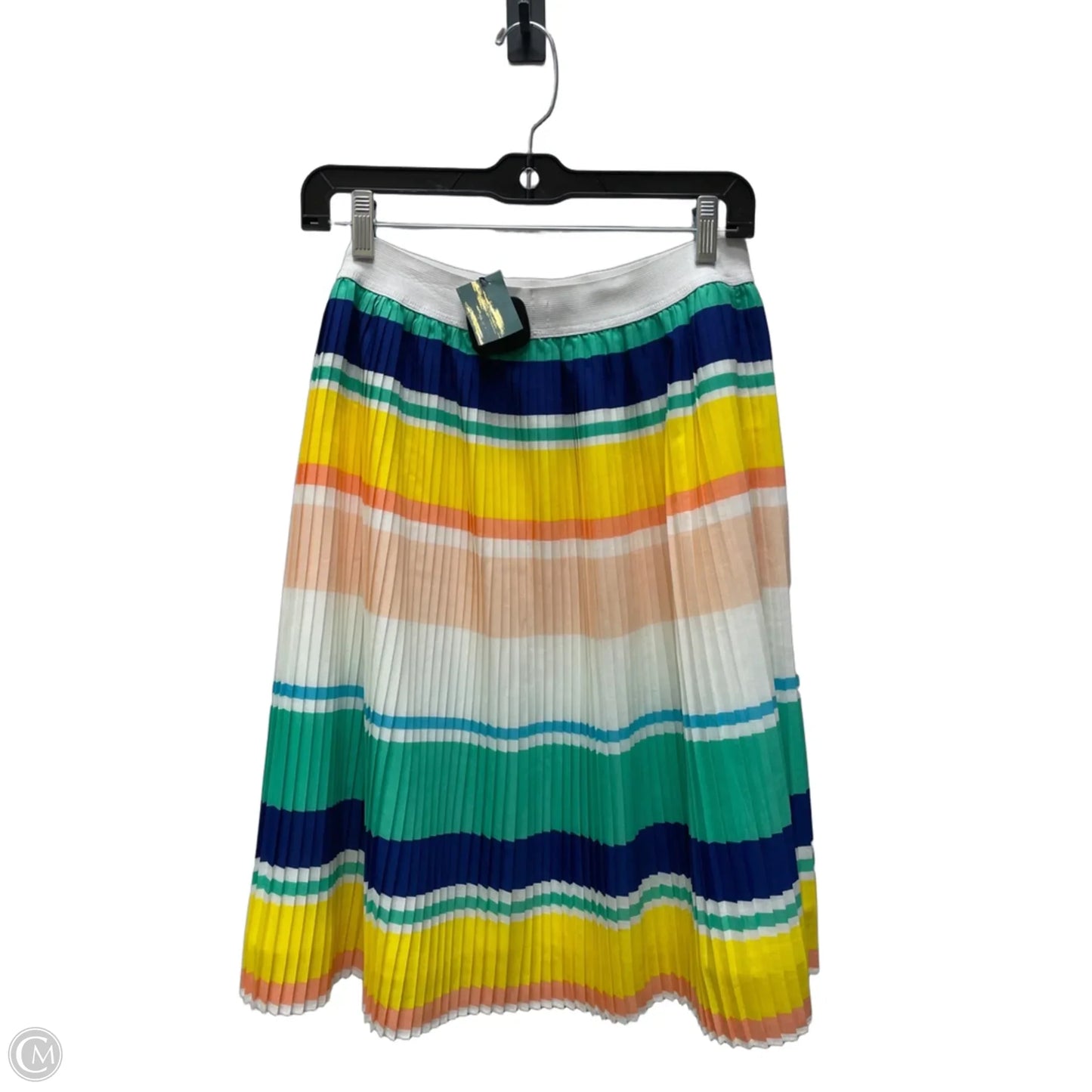 Skirt Midi By Merona In Striped Pattern, Size: 8