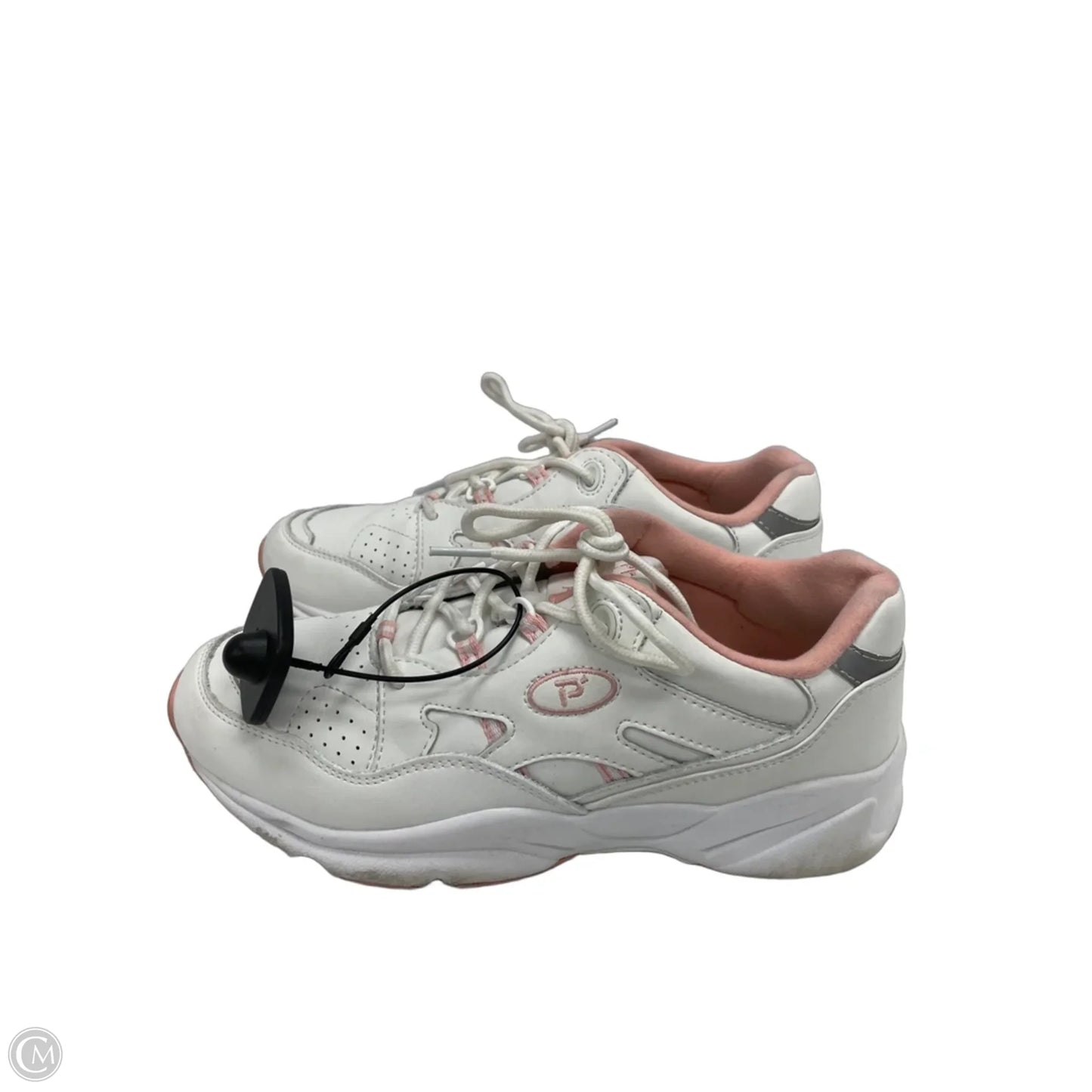Shoes Sneakers By Clothes Mentor In Pink & White, Size: 8.5