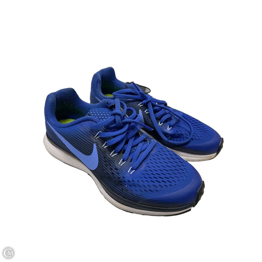 Shoes Sneakers By Nike In Black & Blue, Size: 6.5