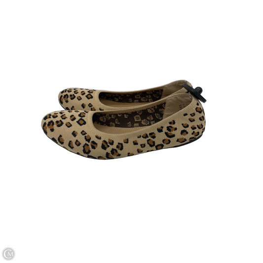 Shoes Flats By Amazon Essentials In Animal Print, Size: 11