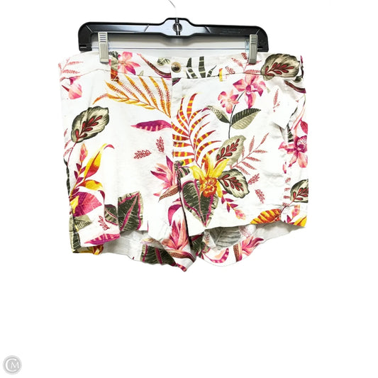 Shorts By Old Navy In Floral Print, Size: 14