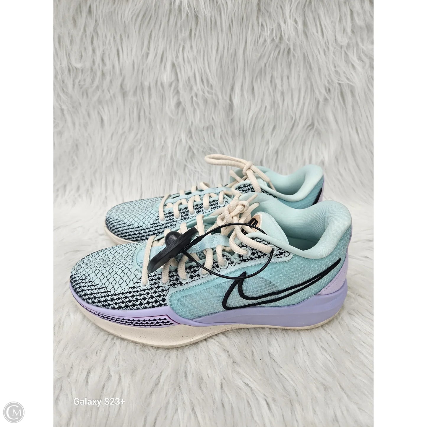 Shoes Athletic By Nike In Aqua, Size: 7