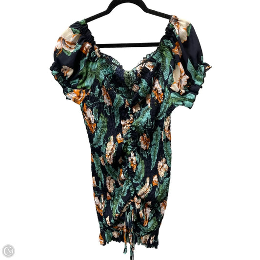 Dress Party Short By Shein In Floral Print, Size: 3x