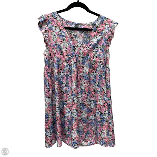 Dress Casual Short By Shein In Floral Print, Size: M