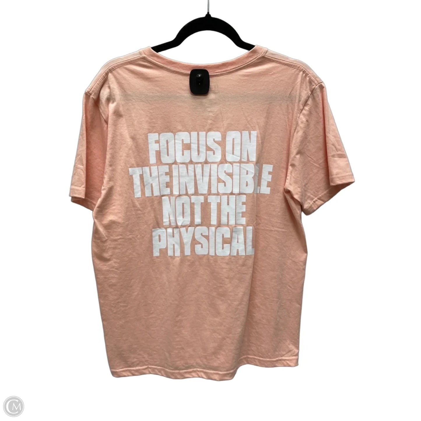 Top Short Sleeve By Clothes Mentor In Peach, Size: M