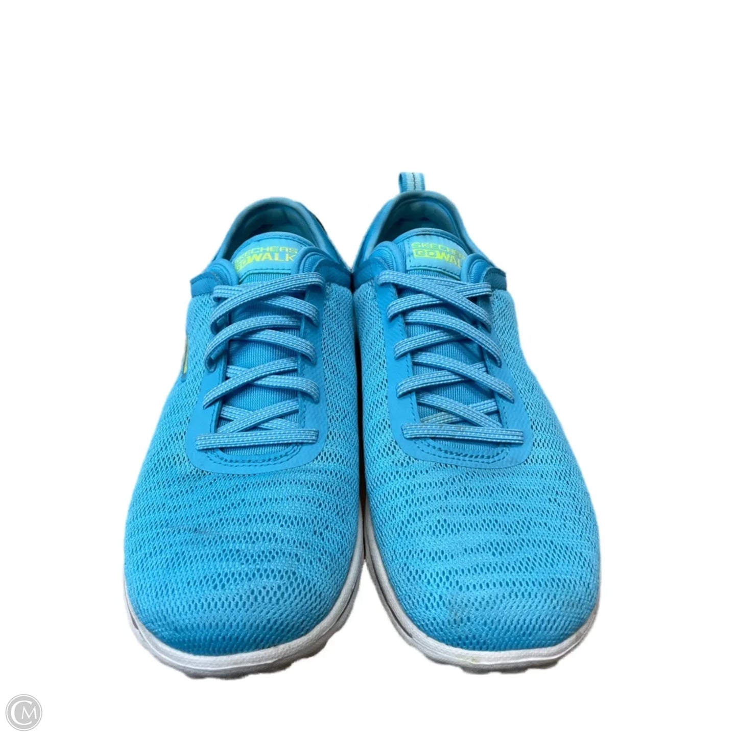 Shoes Athletic By Skechers In Blue & Green, Size: 8