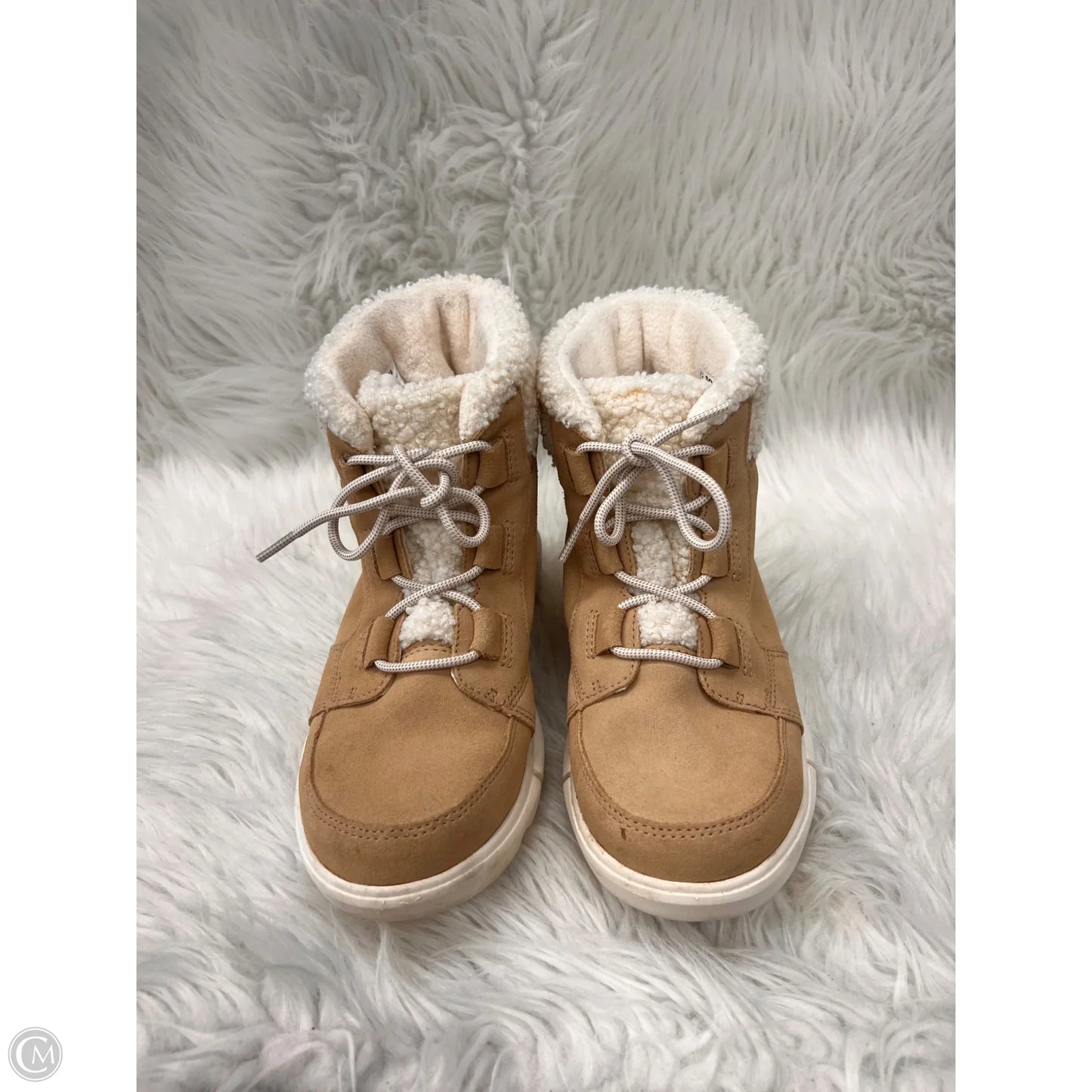 Boots Ankle Flats By Sorel In Tan, Size: 7.5