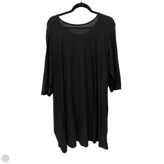 Dress Casual Short By Bobbie Brooks In Black, Size: 2x