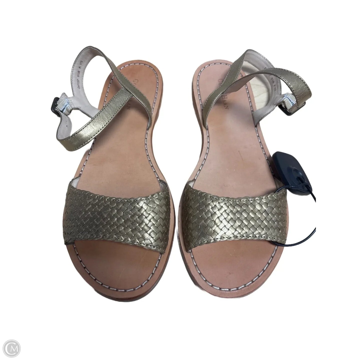 Sandals Flats By Cole-haan In Gold, Size: 9.5