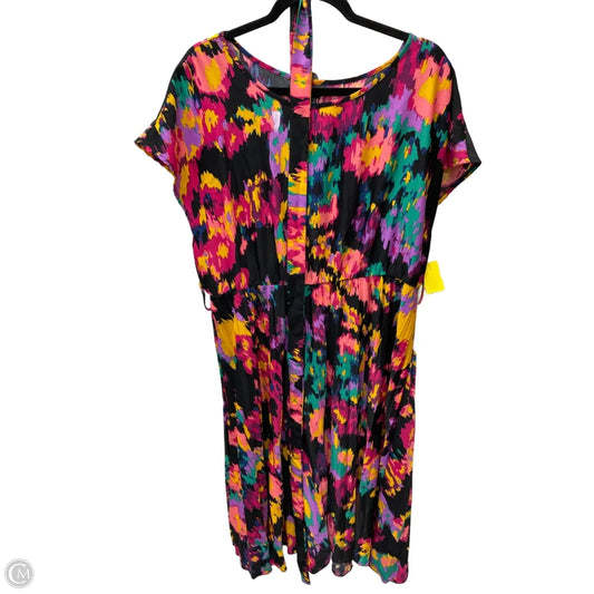 Dress Party Short By Shein In Floral Print, Size: 2x