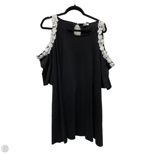 Dress Casual Short By Clothes Mentor In Black, Size: 3x
