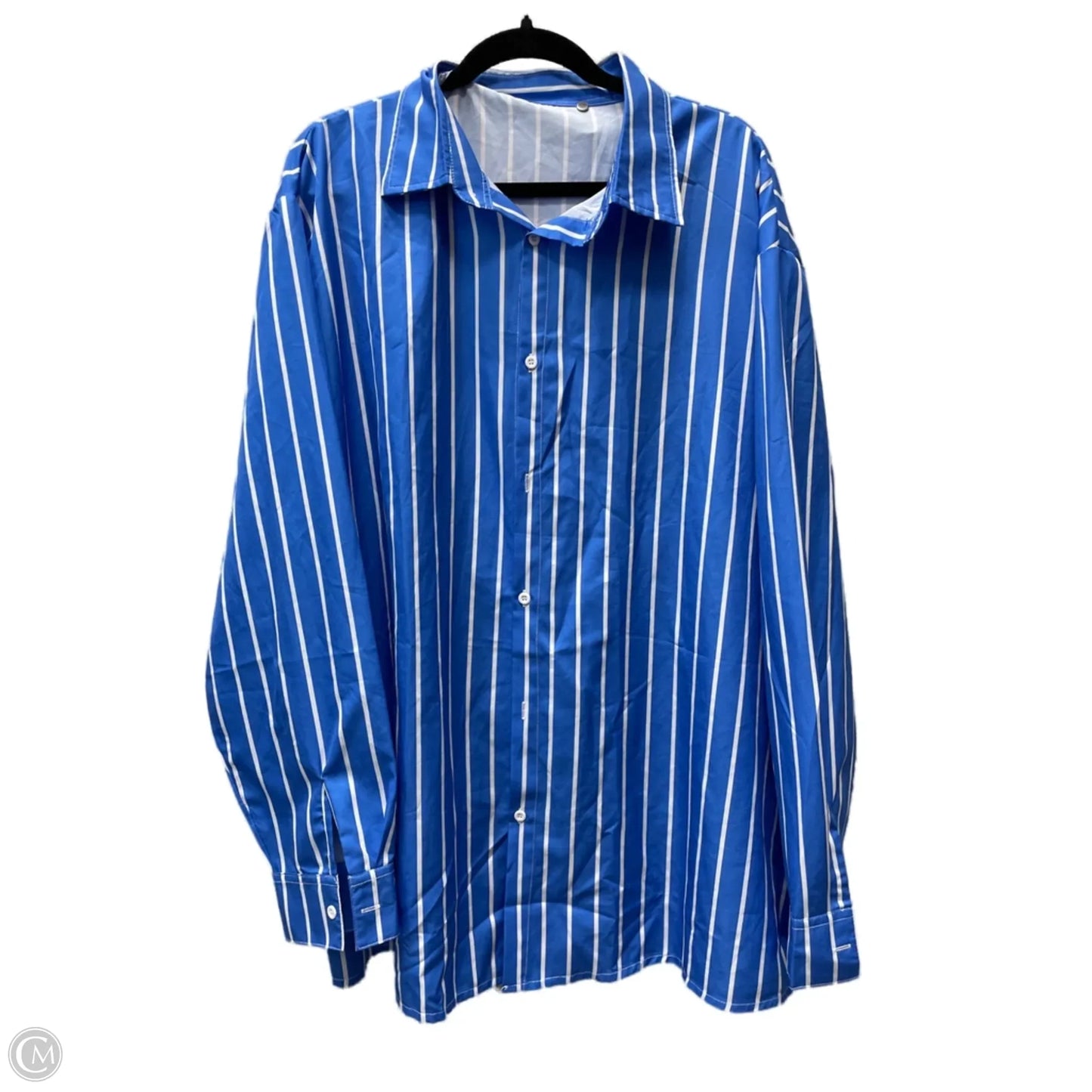 Top Long Sleeve By Clothes Mentor In Striped Pattern, Size: 4x