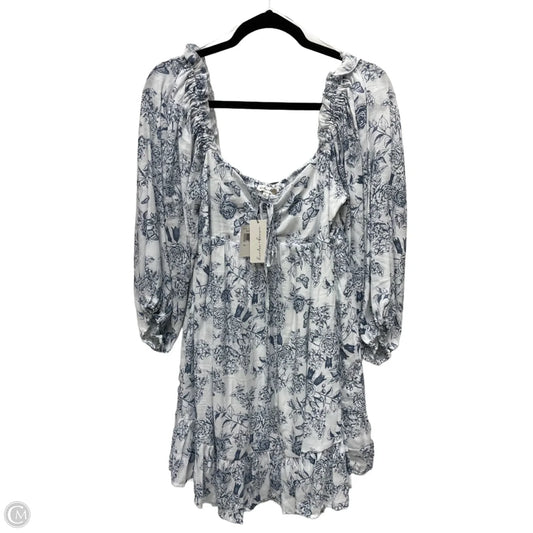Dress Casual Short By Clothes Mentor In Floral Print, Size: L